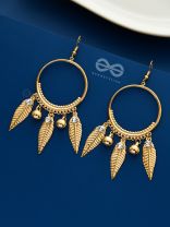 The Dangling Shimmery Leaves - The Golden Charm Collection