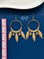 The Dangling Shimmery Leaves - The Golden Charm Collection