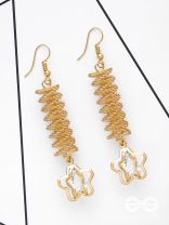 The Spiralling Studded Stars - The Golden Charm Collection