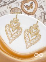 The Multilayered Intricate Hearts - The Golden Charm Collection