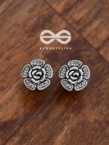 The Little Boho Floral Studs - Tiny Trinket Earrings