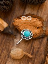 The Elegant Aztecs - Turquoise Boho Nosering