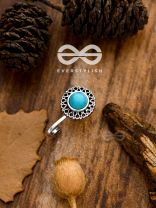 The Bohemian Ringlets - Turquoise Boho Nosering
