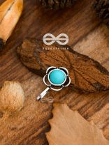 The Bohemian Florals - Turquoise Boho Nosering