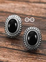 The  Aztec Button Studs - Tiny Trinket Earrings