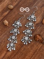 The Boho Playfulness - Layered Dangling earrings 