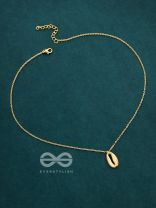 The Glamorous Golden Shell Necklace With Anti-Tarnish Coating