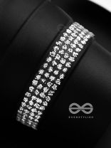 Shimmer on My Neck - Statement Silver Choker