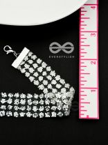 Shimmer on My Neck - Statement Silver Choker