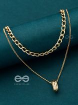 The Girl-Boss Statement - Golden Layered Neckpiece With Anti-Tarnish Coating 