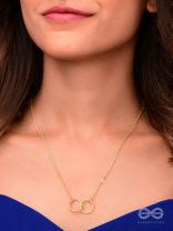 The Dainty Links - Golden Casual Neckpiece