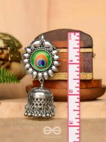 The Artsy Peacocks - Oxidised Boho Jhumkis