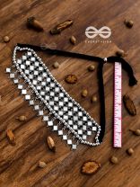 A Statement in Bohemian Elegance - Mirror Choker Set