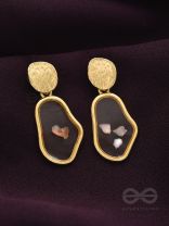 An Eclectic Delight - Golden Statement Earrings