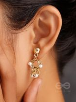 The Entangled Glamour - Statement Golden Earrings