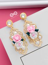 The Statement Vintage Artwork - Golden Dangler Earrings