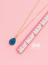 The Enticing Droplet - Embellished Golden Neckpiece