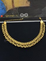 The Bohemian Classic - Oxidised Statement Necklace (Golden)