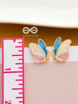 The Bewitching Butterflies - Statement Enamelled Studs