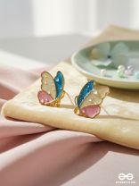 The Bewitching Butterflies - Statement Enamelled Studs