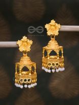 The Divine Artwork - Golden Statement Earrings