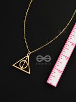 The Deathly Hallows - Statement Harry Potter Neckpiece With Anti-Tarnish Coating 
