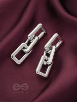 Catch me if you can - Silver Statement earrings