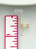 Hooked on Charm- Golden Adjustable Earcuff (One Ear)