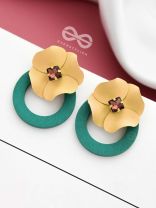 THE FLORAL MESMERISERS - STATEMENT EAR JACKETS (Mellow)