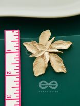 Autumn on my Ears - Statement Golden Studs