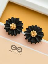 BLOOM IN DARKNESS - Statement Stud Earrings