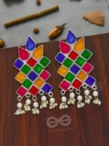 Festivities on My Ears - Statement Colourpop Enamelled Earrings