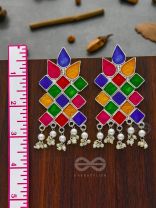Festivities on My Ears - Statement Colourpop Enamelled Earrings