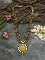 The Timeless Elegance- Beautiful Beaded Neckpiece (Dijon)