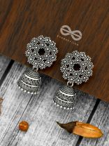 Wreath of Flowers Desi Bell Jhumkas