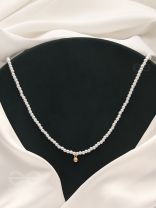 The Gold Drop- Golden Pearl Necklace