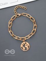 The Global Citizen- Golden Bracelet