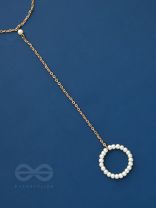 Pearl Around- Hand Harness Golden Pearl Bracelet