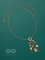 Joys Of Spring- Elegant Golden Necklace With Anti-Tarnish Coating 