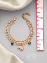 The Jungle King- Golden Layered Bracelet