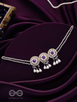 Prasidika- The Beautiful Garden- Stones and Pearls Embroidered Necklace
