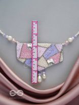 Niryatr- The Beautiful Meadow- Pearls, Sequins and Beads Embroidered Neckpiece