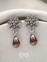 The Frosted Flower- Tiny Trinket Earrings (Lavender)