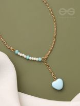 The Heart's Desire- Golden Beads Anklet
