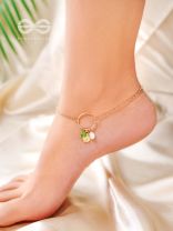 The Trinity Ring- Elegant Golden Anklet