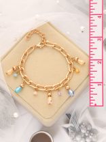 Catch the Sun- Golden Glass Beads Bracelet