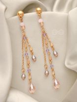 Rains of Castamere- Golden Glass Beads Earrings