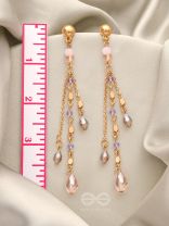 Rains of Castamere- Golden Glass Beads Earrings