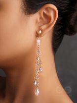 Rains of Castamere- Golden Glass Beads Earrings