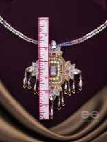 Samalya- The Decorated Diadem- Pearls, Stones and Beads Embroidered Neckpiece